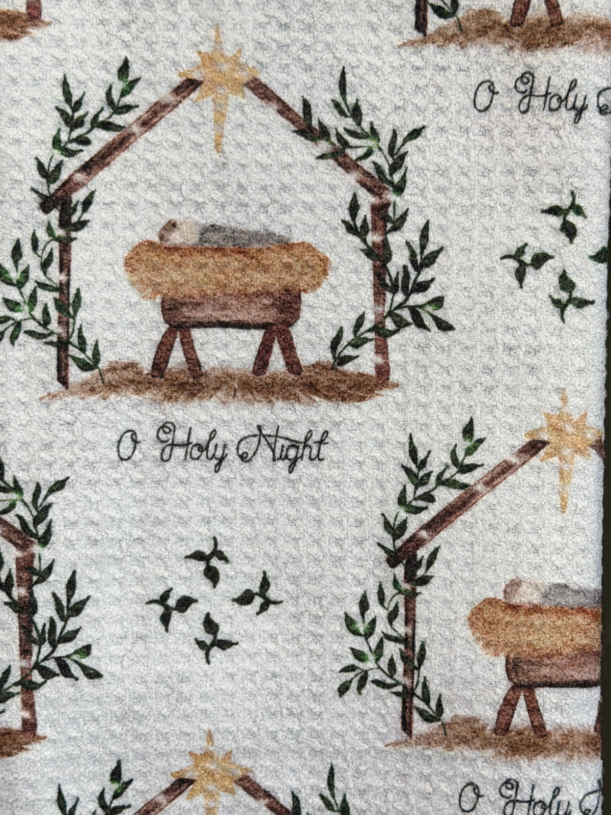 O' Holy Night - Double Sided - Hand Towel