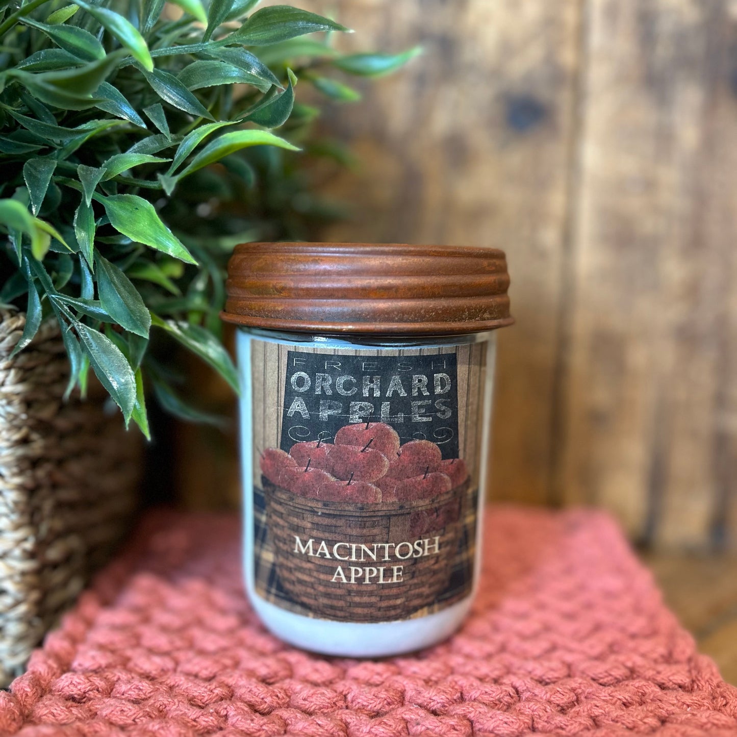 Macintosh Apple Candle