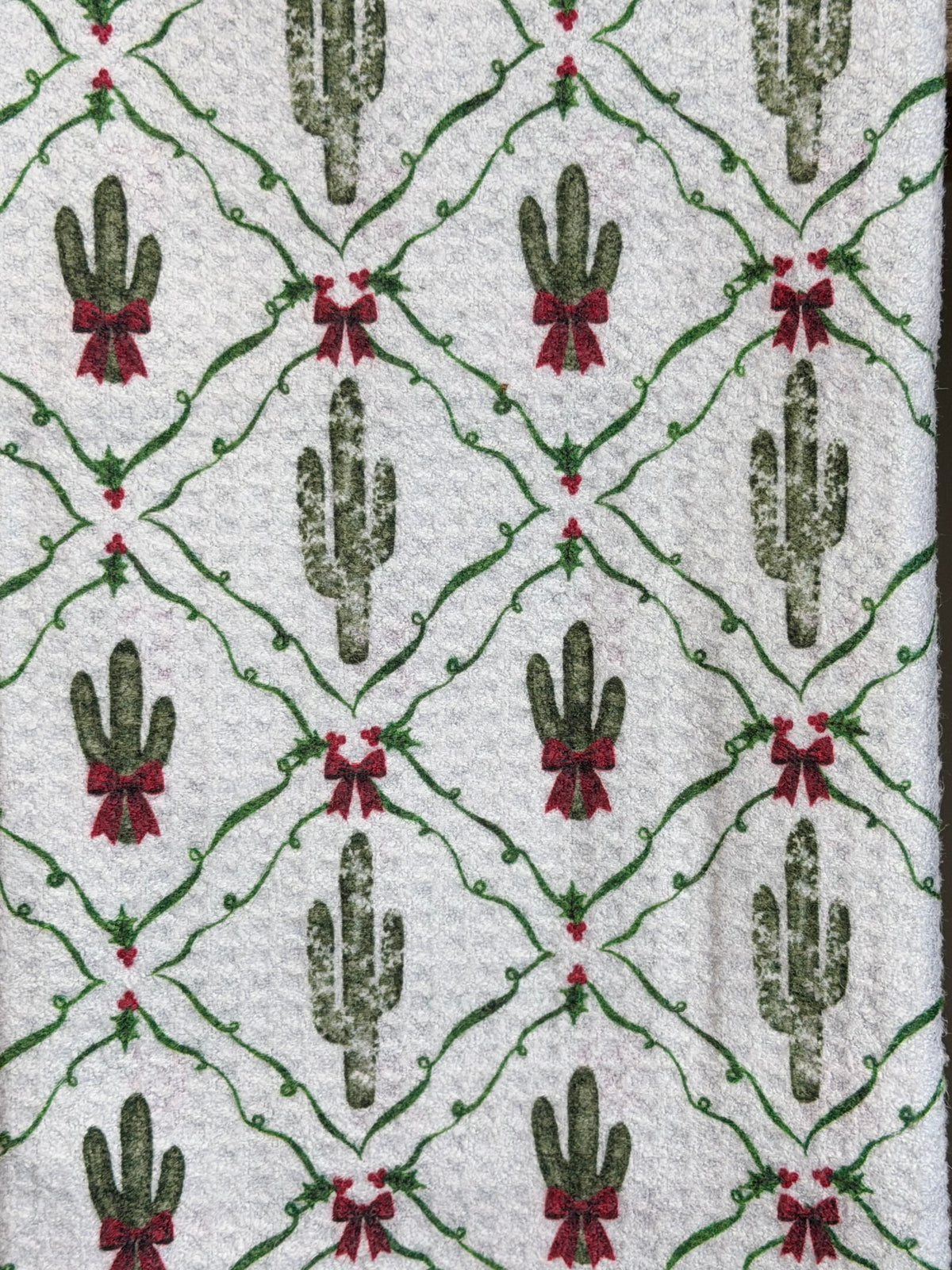 Saguaro & Holly - Double Sided - Hand Towel