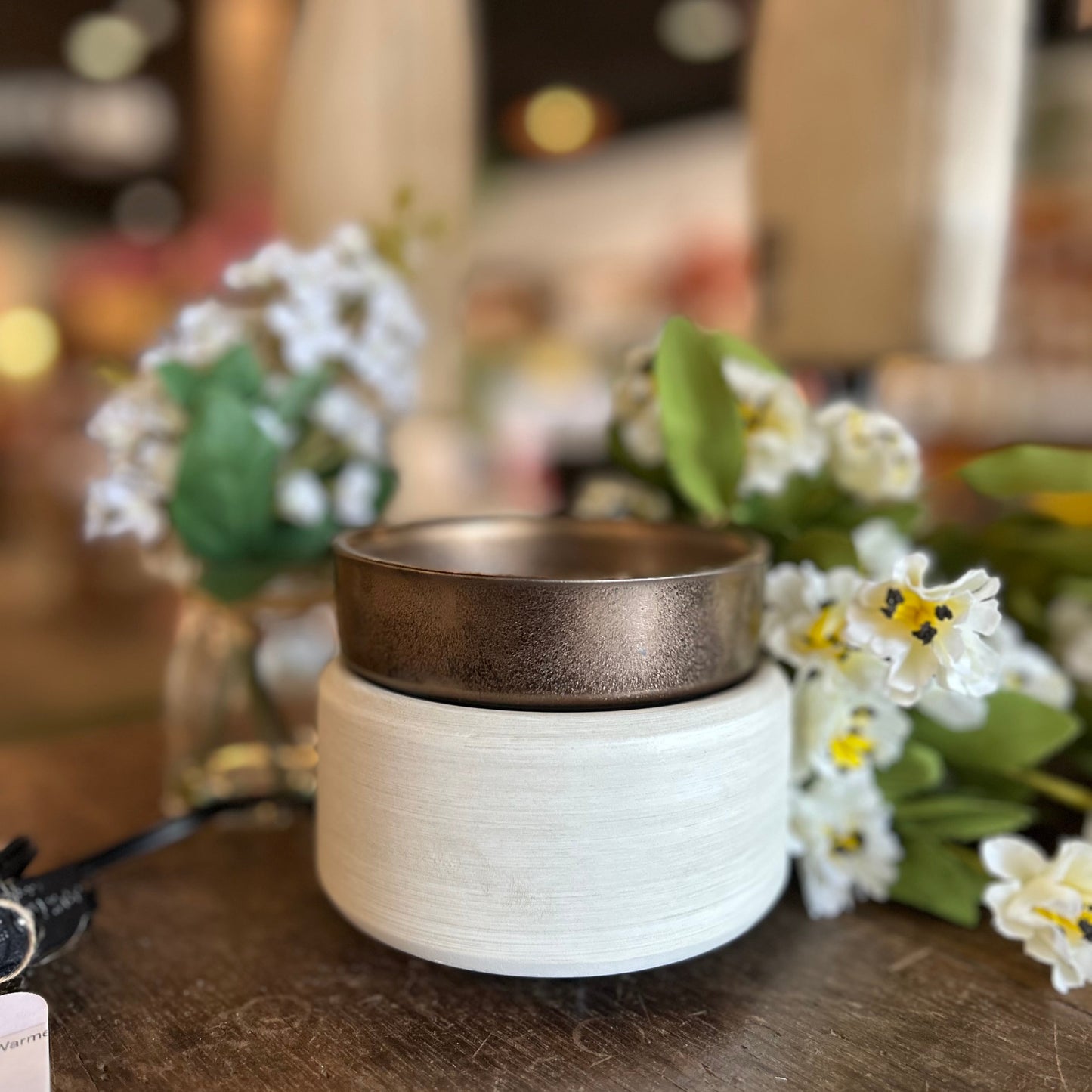 Copper Lid Ceramic Wax Warmer