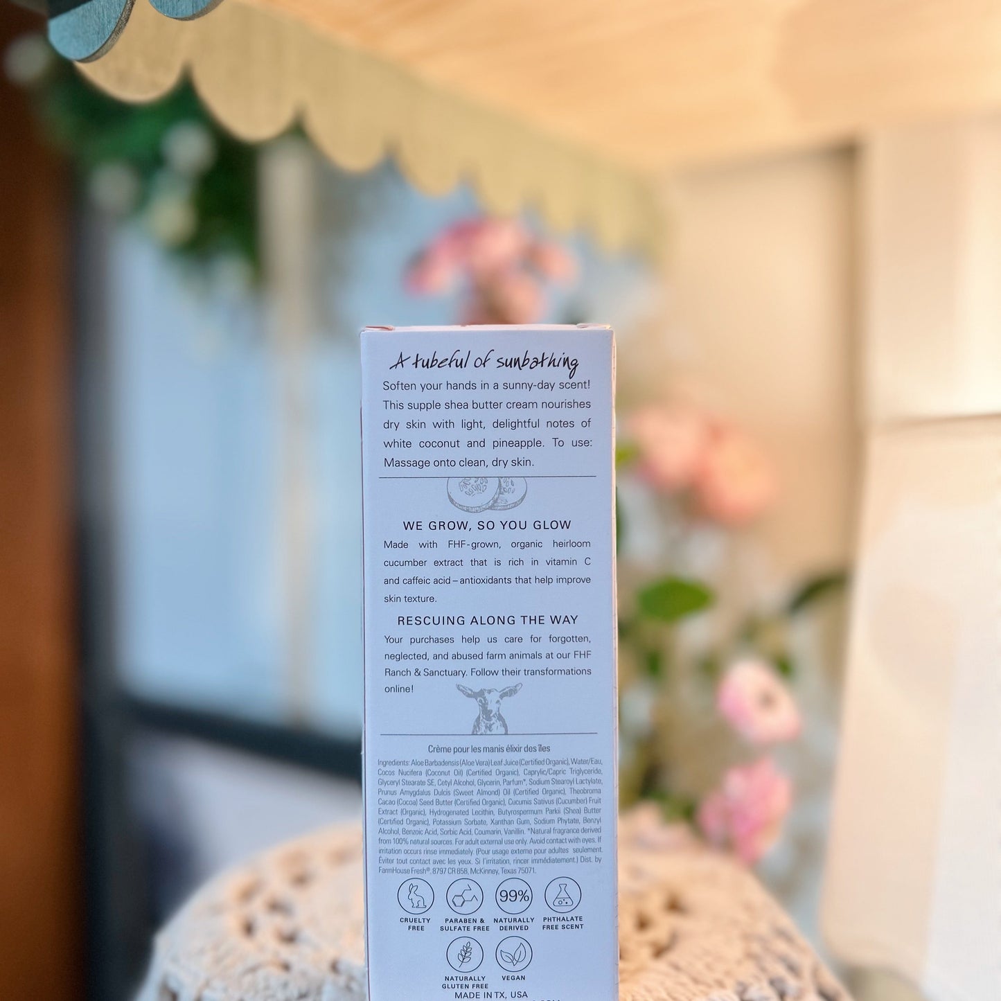 Island Elixir Shea Butter 2oz Hand Cream - Room and Porch