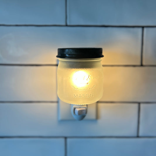 Glass Mason Jar Pluggable Wax Warmer