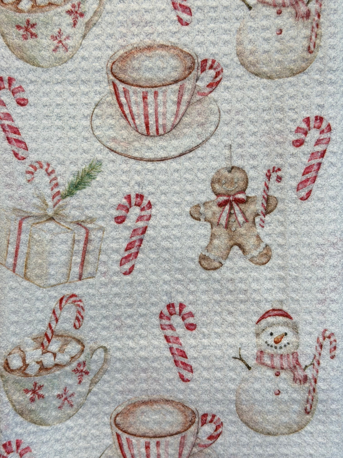 Candy Cane Lane - Double Sided - Hand Towel