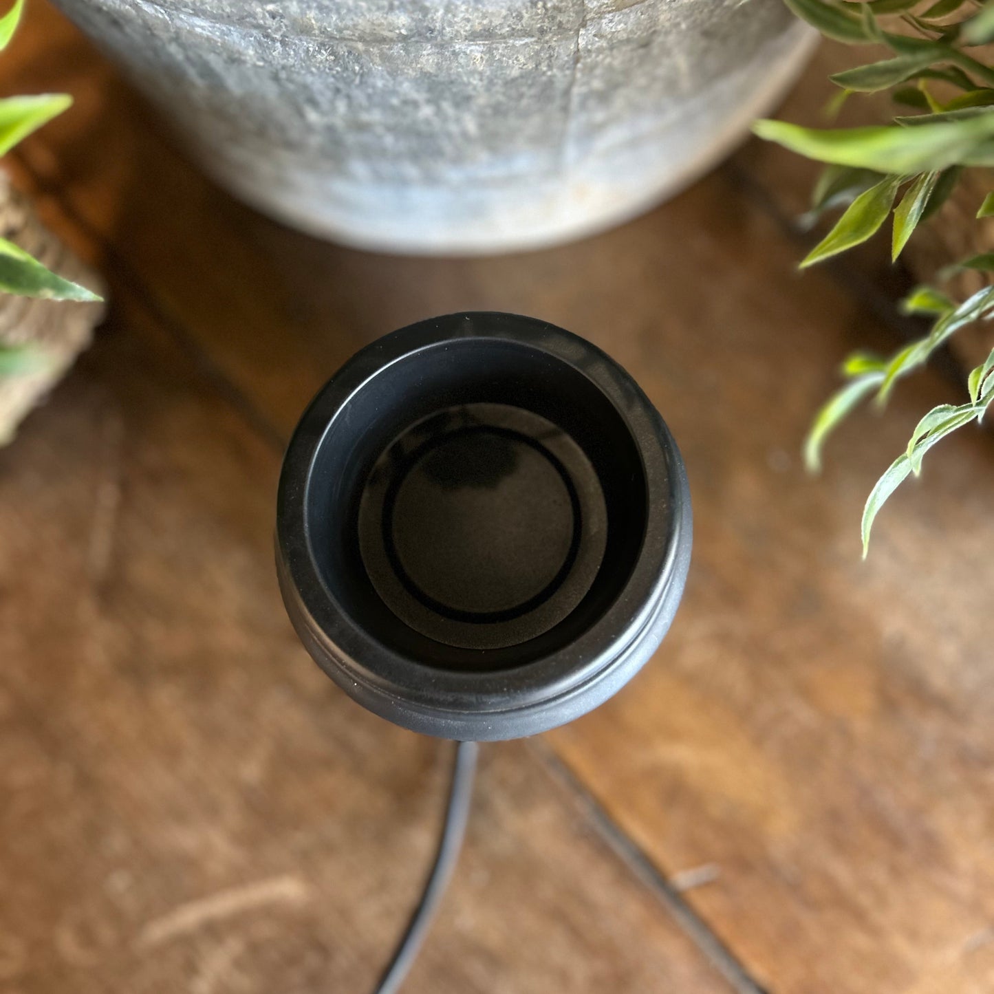 Black Flip Dish Wax Warmer