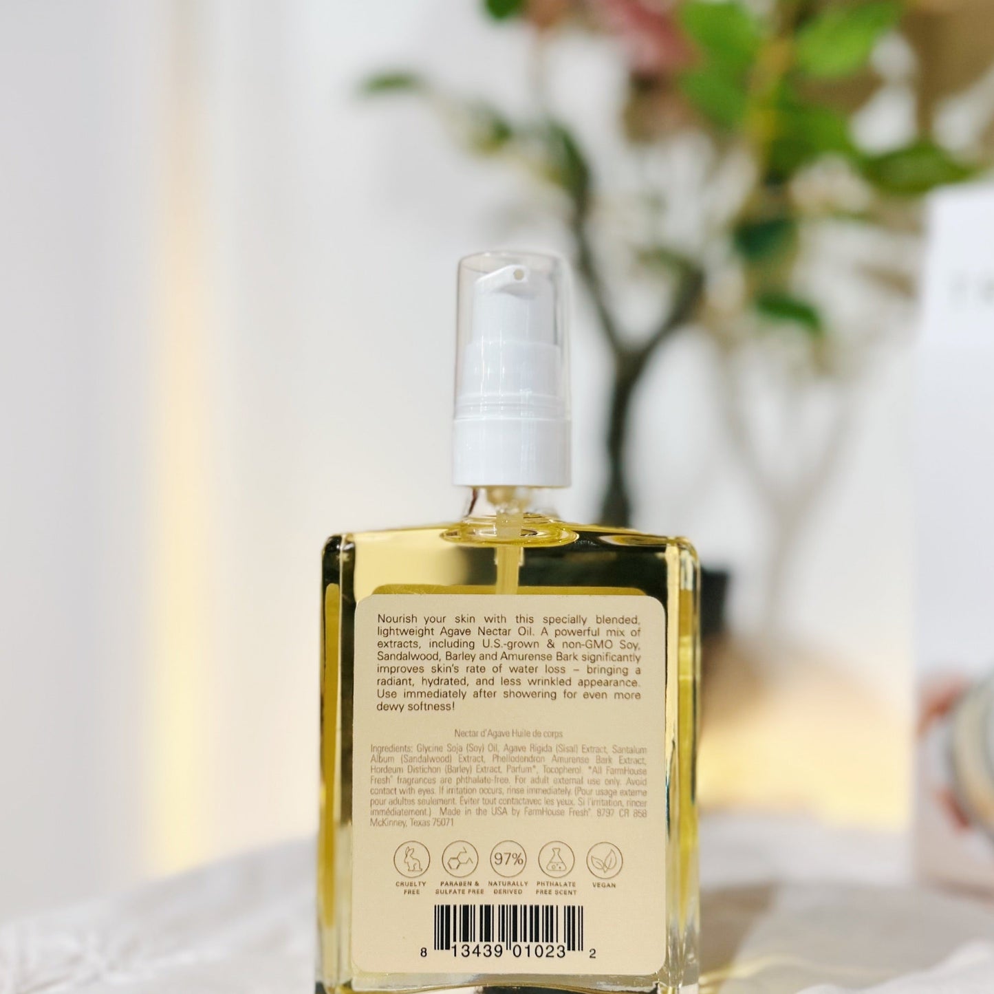 Agave Nectar Ageless Body Oil - Room and Porch