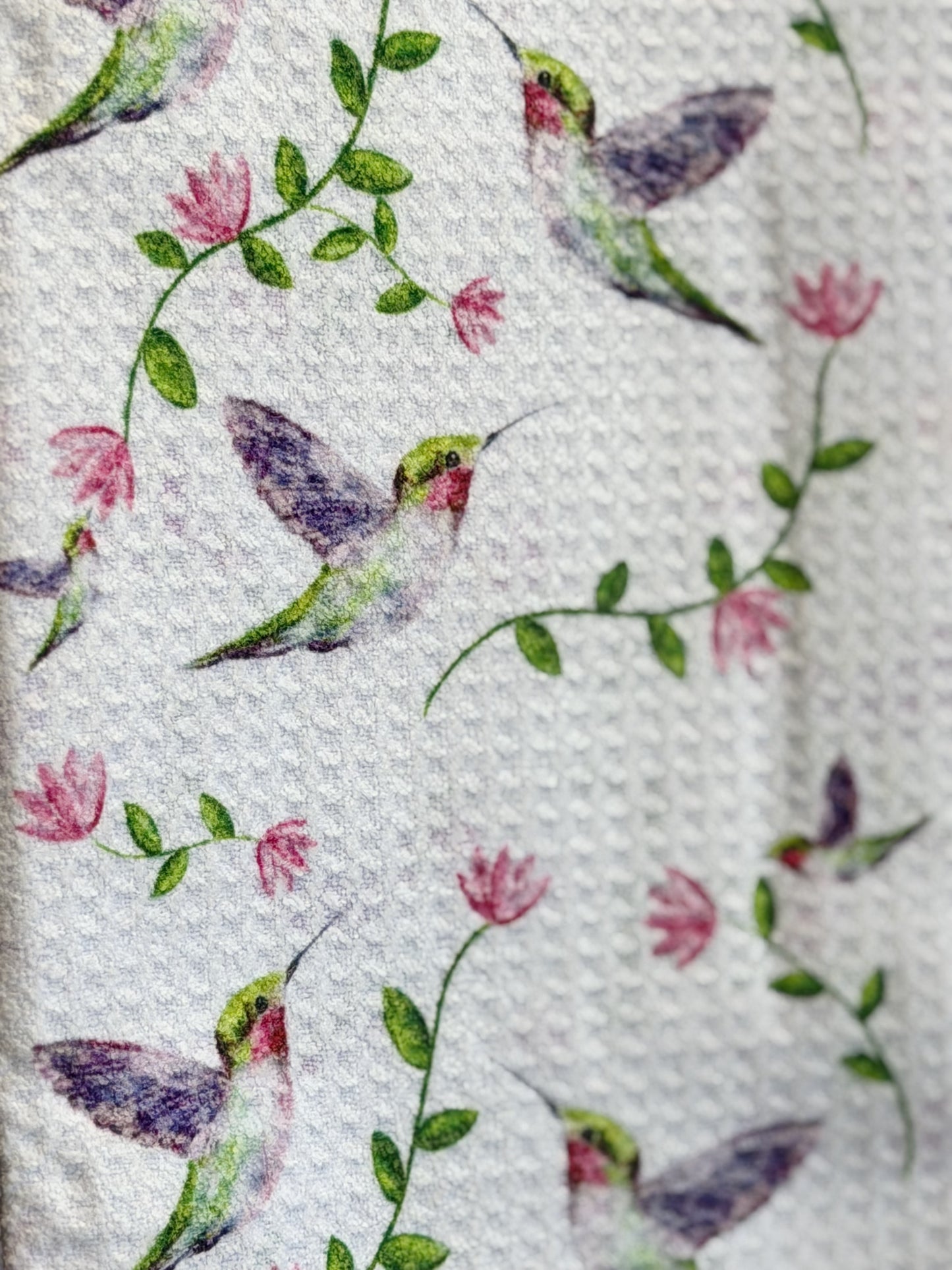 Hummingbird Paradise - Double Sided - Hand Towel