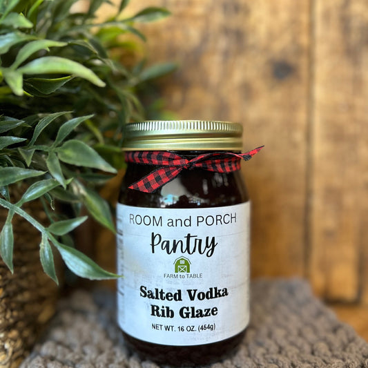 Salted Vodka Rib Glaze