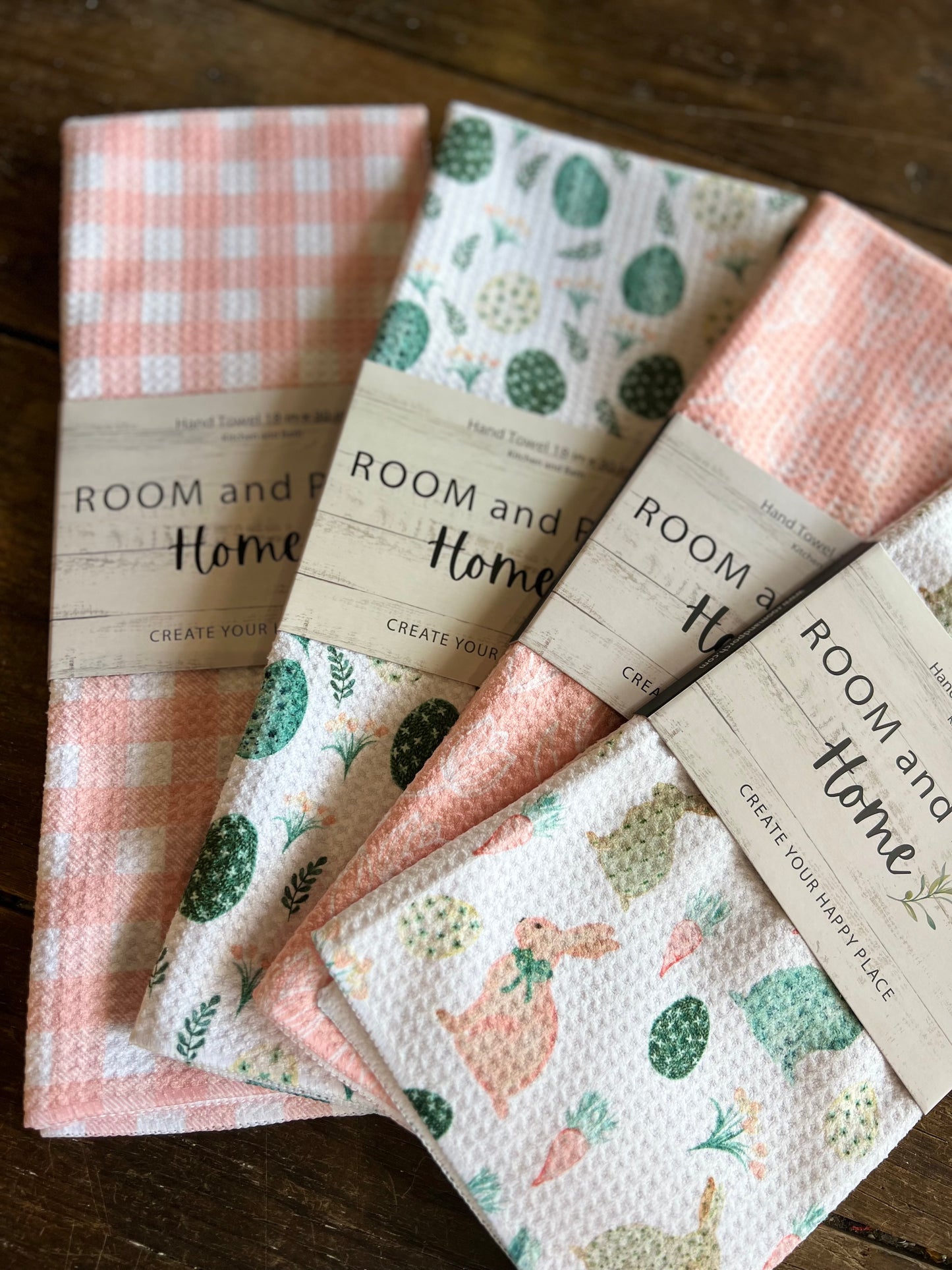 Pink Tulips- Hand Towel