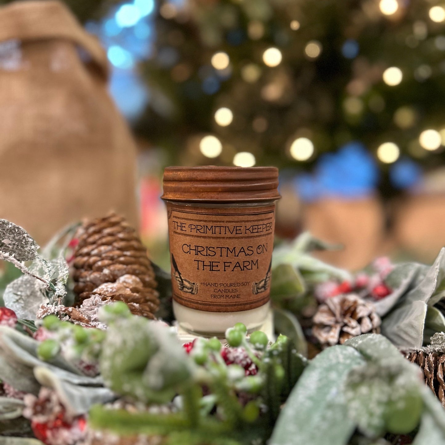 Christmas On The Farm 8oz Candle