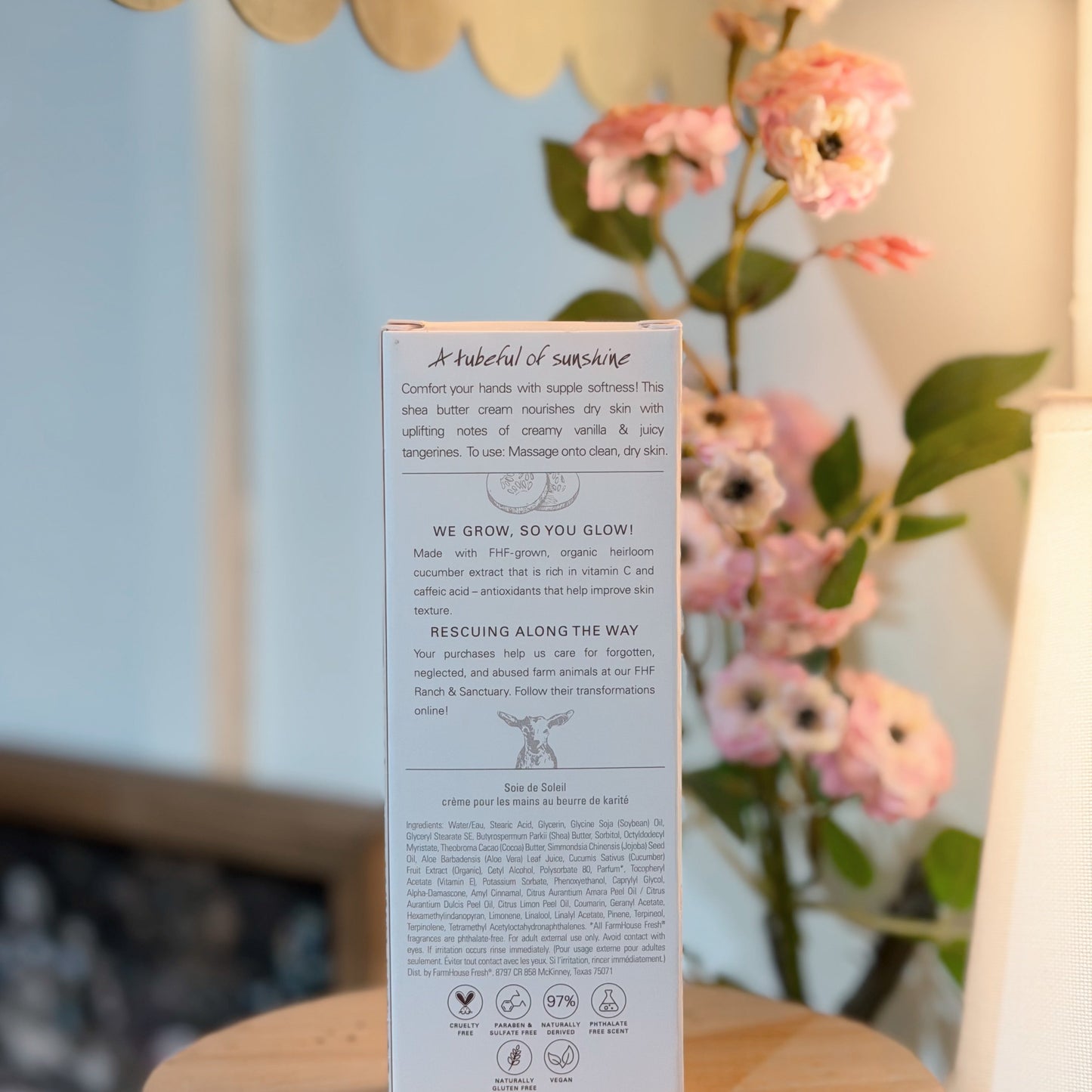 Sunshine Silk 2oz Hand Cream - Room and Porch