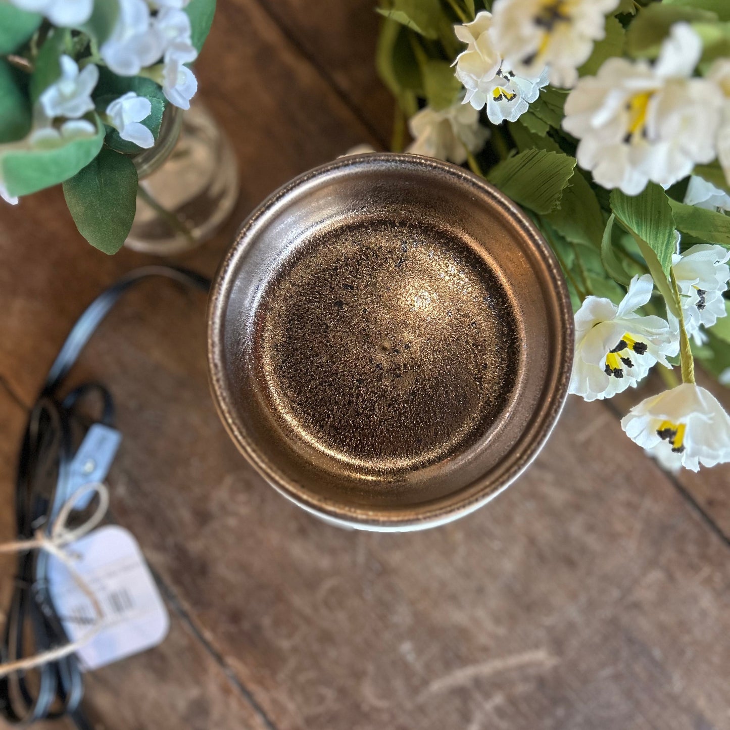 Copper Lid Ceramic Wax Warmer