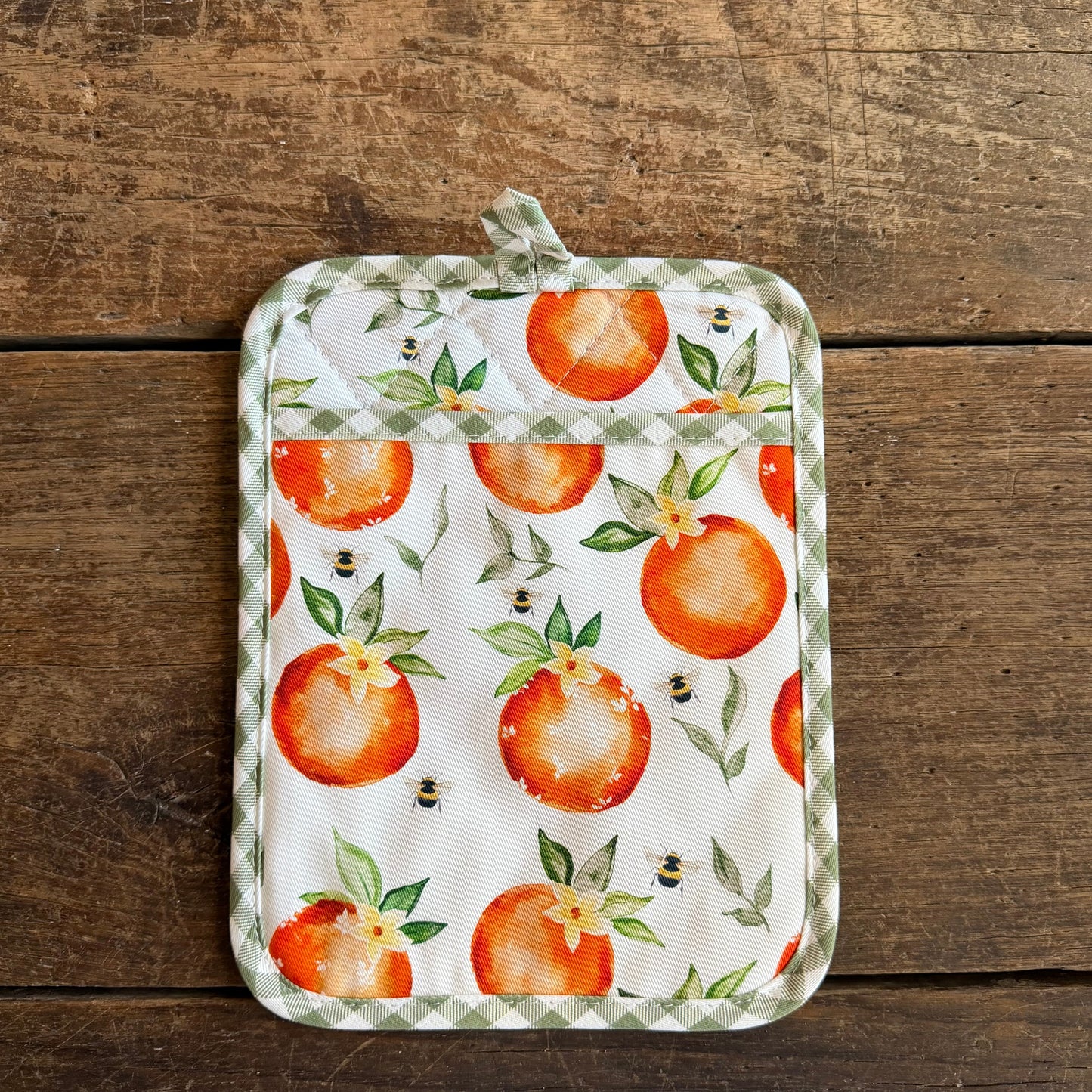 Orange Grove Pocket Oven Mitt