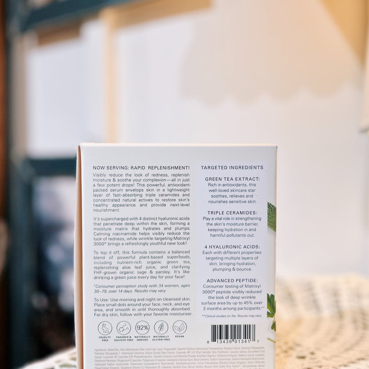 Green Fixer Calming Elixir Organic Matcha Serum - Room and Porch