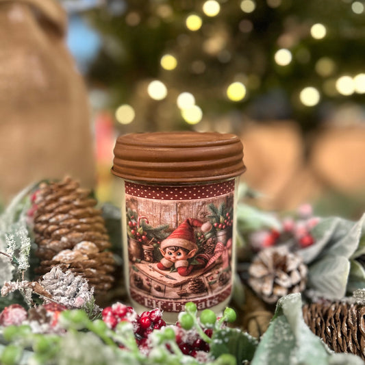 Elf Treats Candle