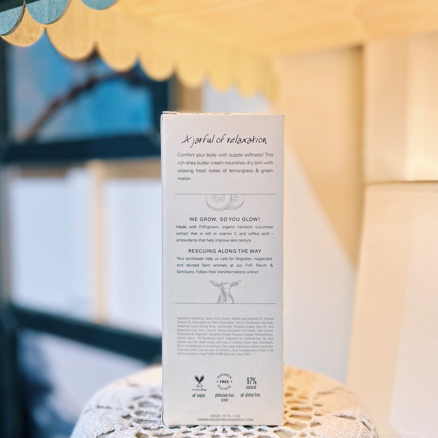 Harvest Green Shea Butter Lotion - Room and Porch
