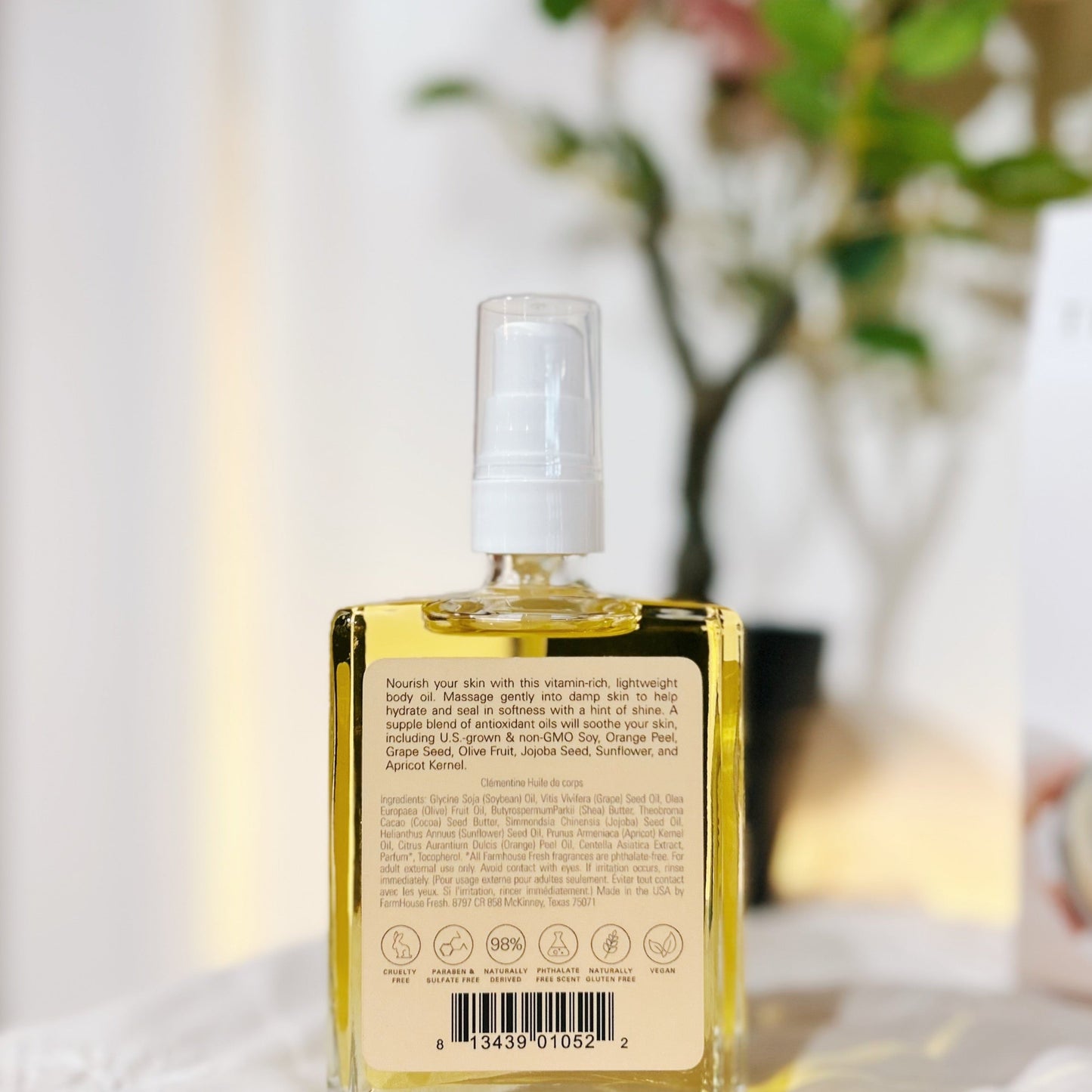 Clementine Body Oil - Room and Porch