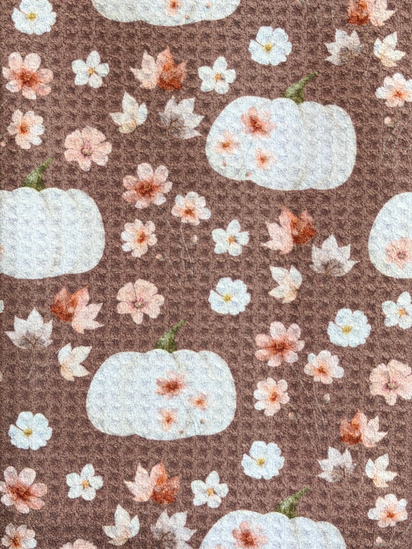 Prairie Pumpkin Truffle - 2 Sided - Set of 3 Dishcloths