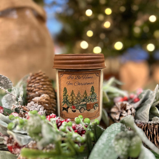 I'll Be Home For Christmas Candle