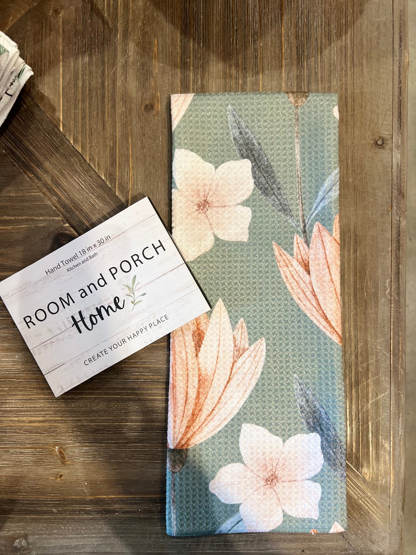 Serenity Green - Hand Towel