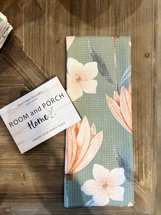 Serenity Green - Hand Towel