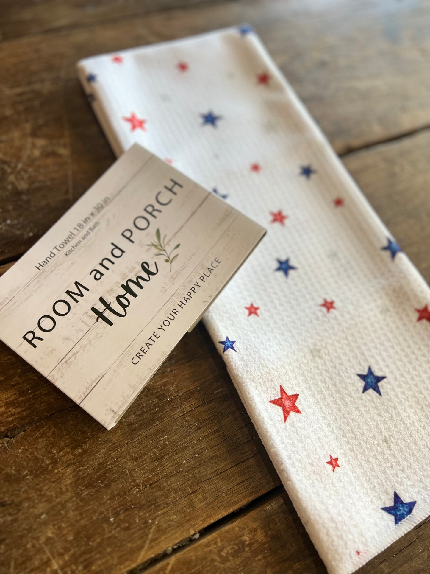 Patriotic Stars - 2 sided - Hand Towel