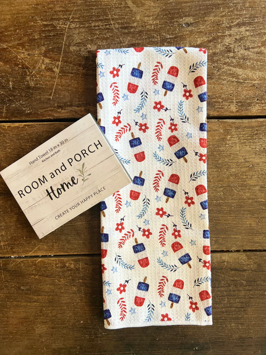 Rocket Popsicles - 2 sided - Hand Towel