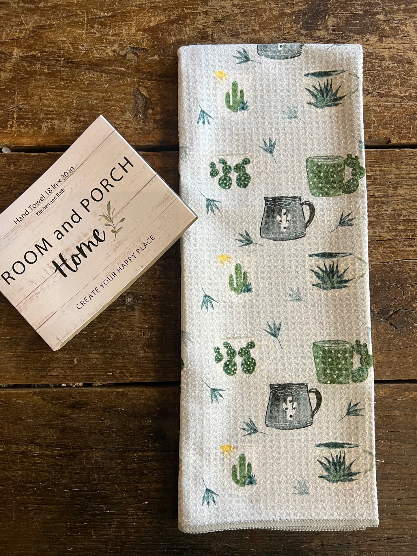 Coffee in the Desert - 2 sided - Hand Towel
