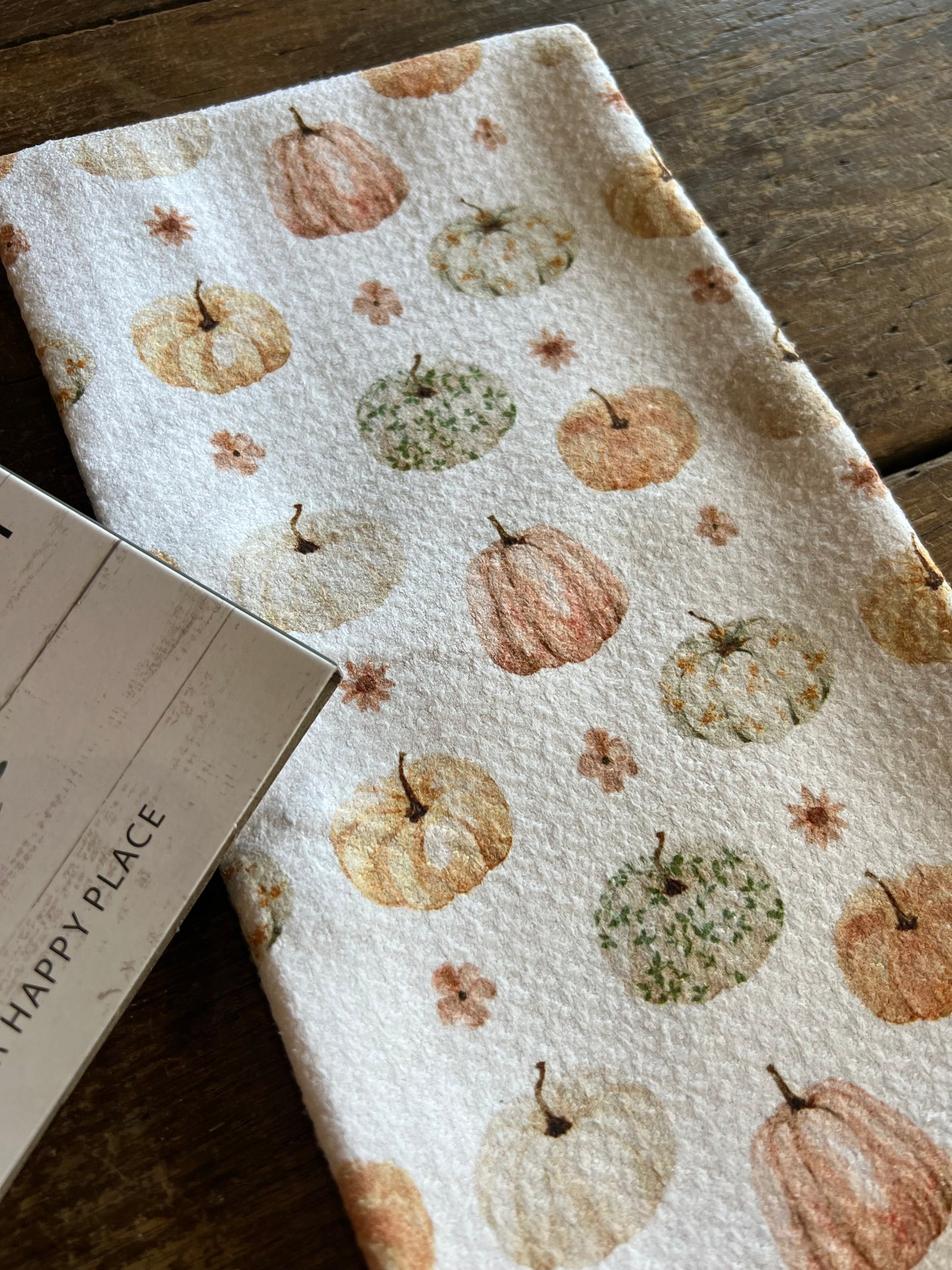 Watercolor Pumpkins - Double Sided - Hand Towel