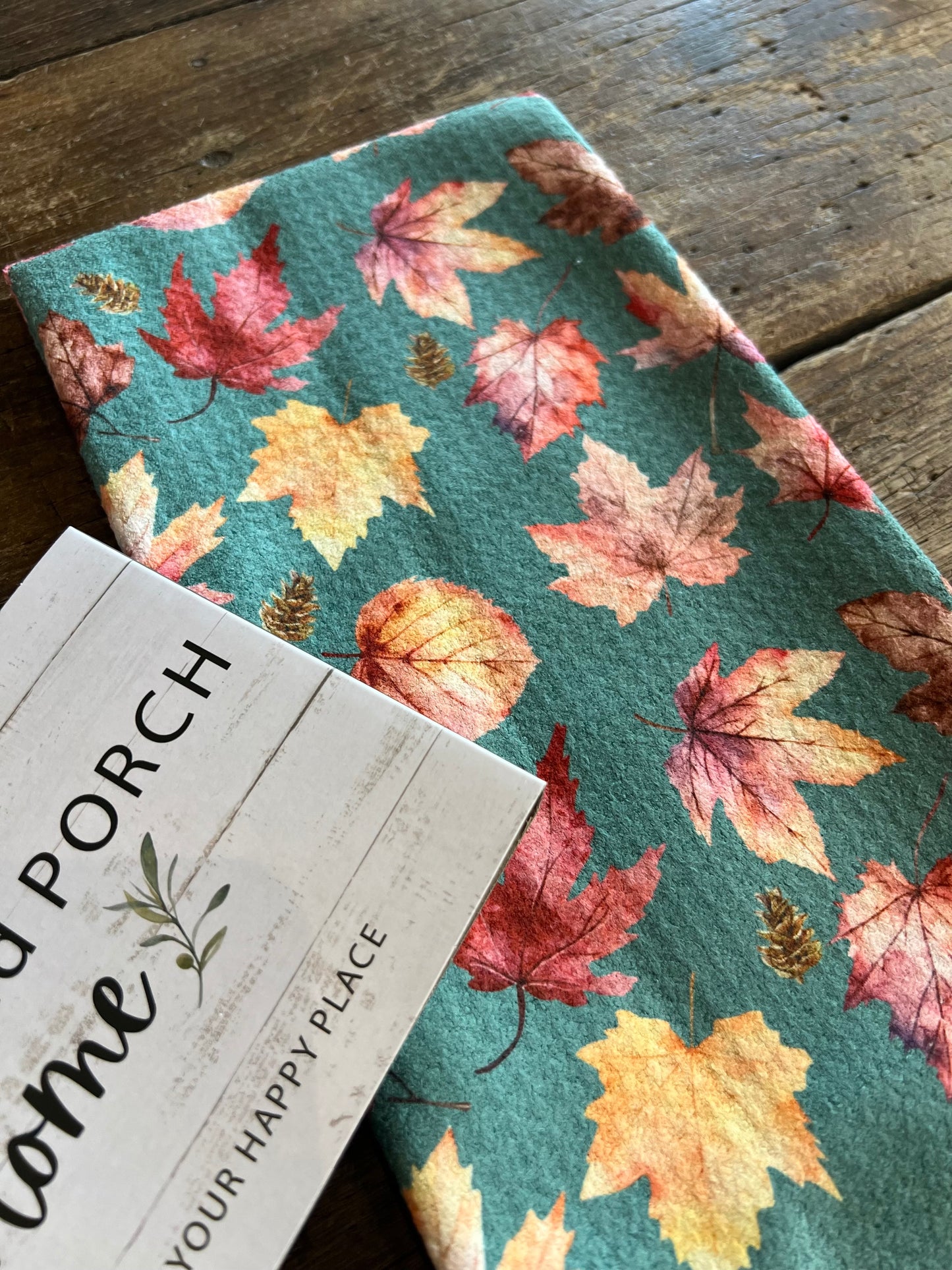 Autumn Leaves - Double Sided - Hand Towel