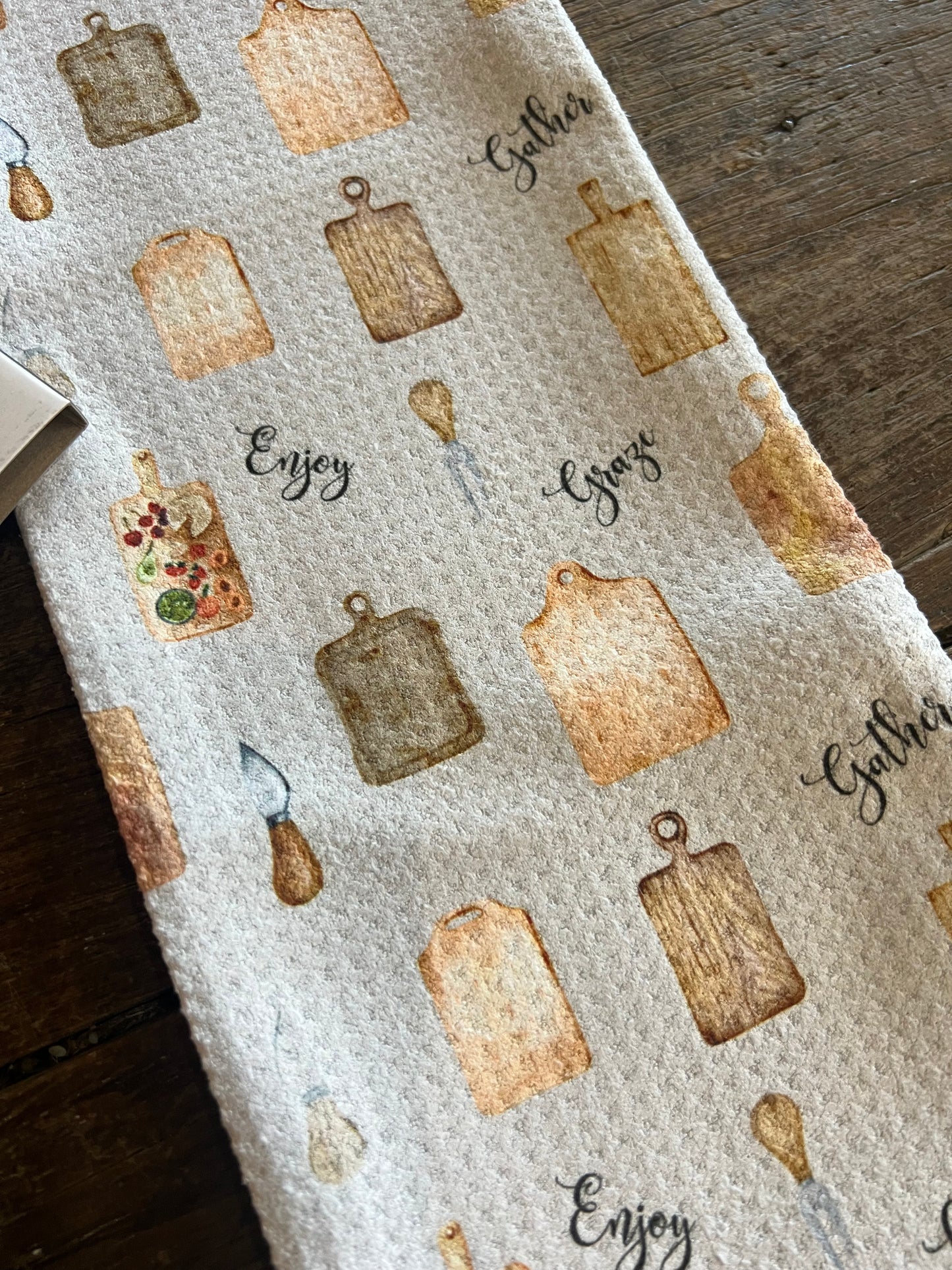 Charcuterie - Double Sided - Hand Towel