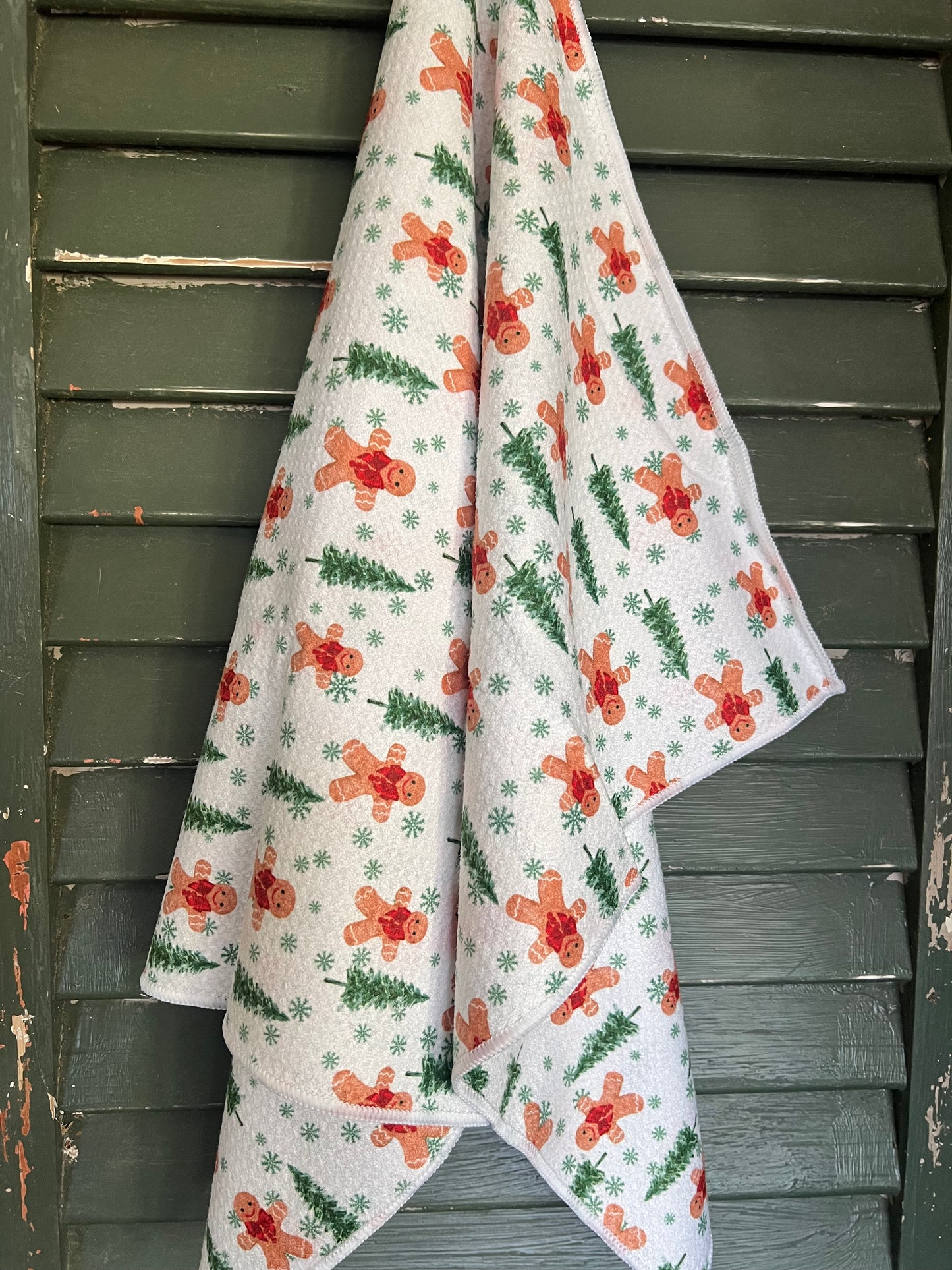 Gingerbread Forest - Double Sided - Hand Towel