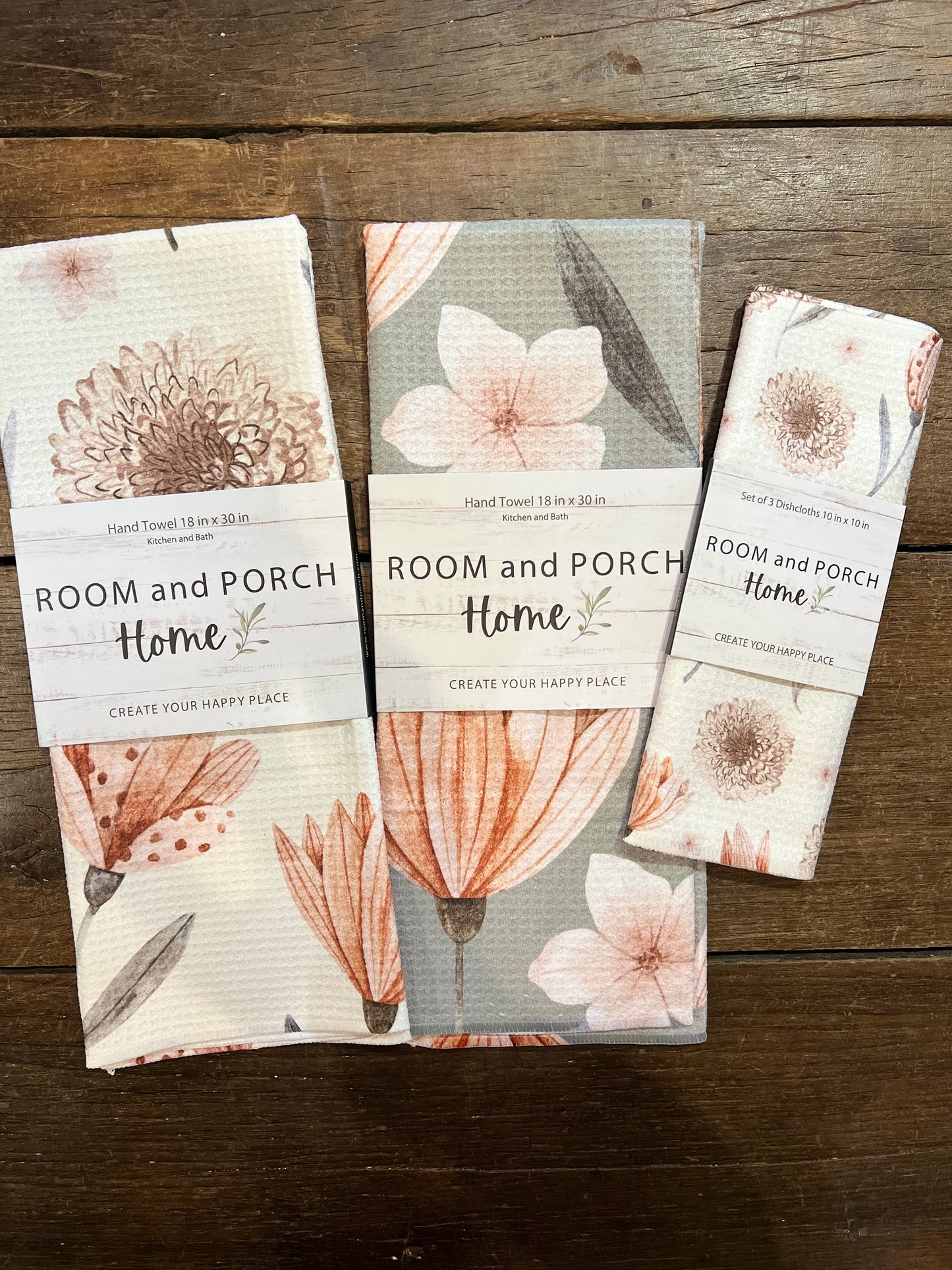 Serenity Cream - Set of 3 Dishcloths