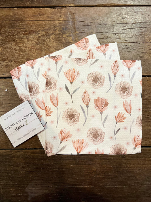 Serenity Cream - Set of 3 Dishcloths