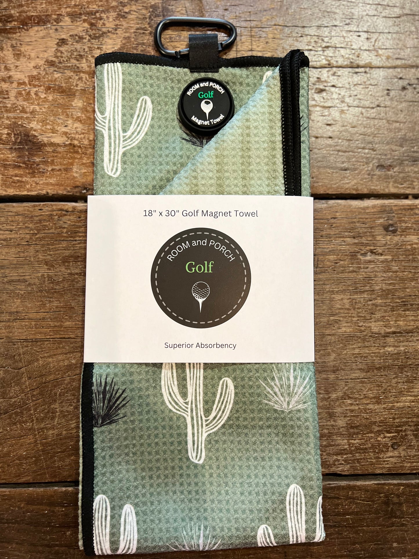 Magnet Golf Towel - Sedona Green