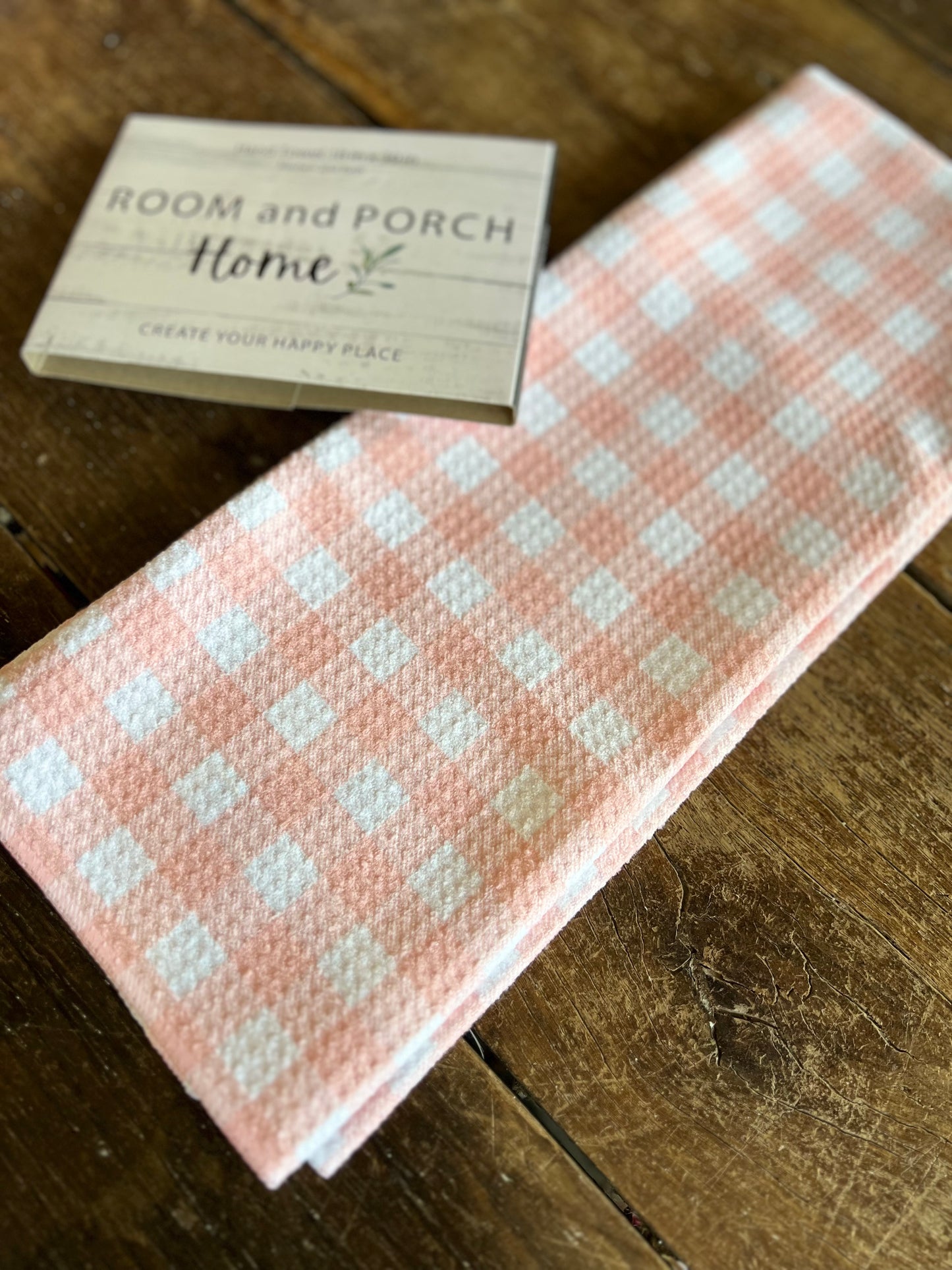 Spring Gingham- Hand Towel