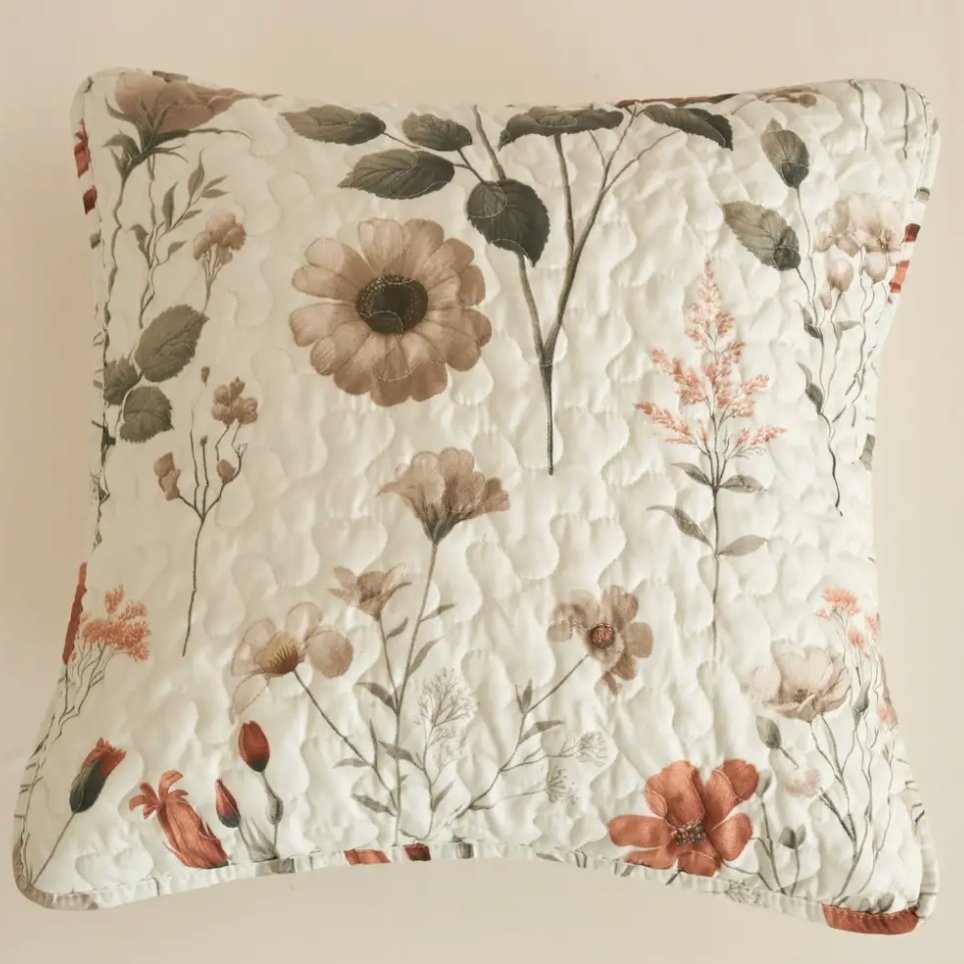 18" Quilted Pillow