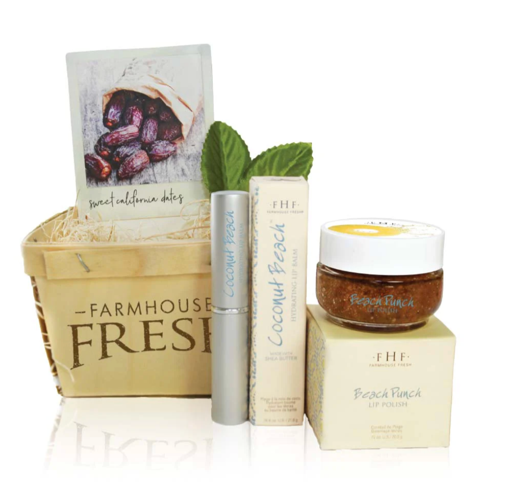 Beach Lip Gift Basket