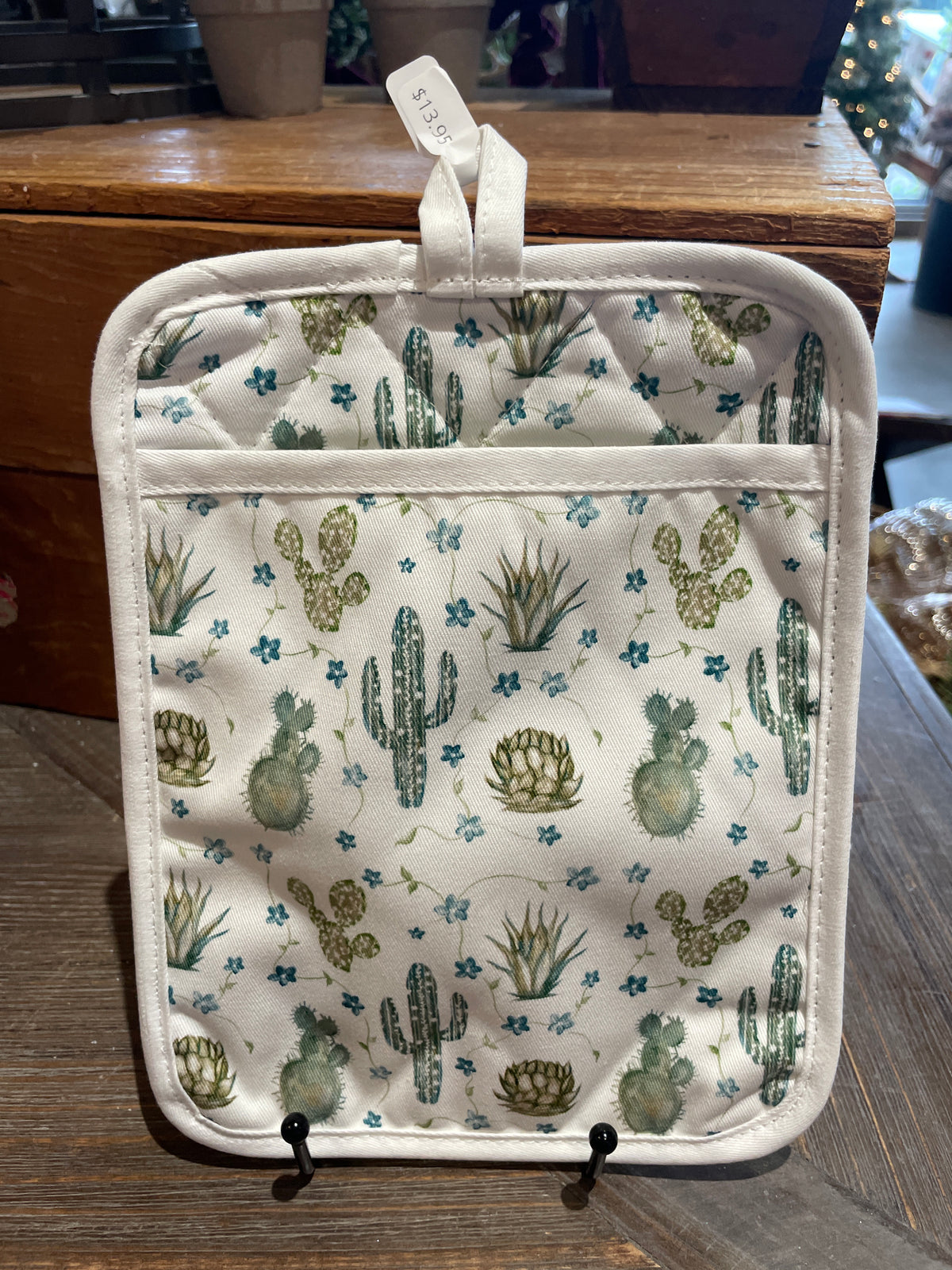 Blooming Desert Vines Pocket Oven Mitt