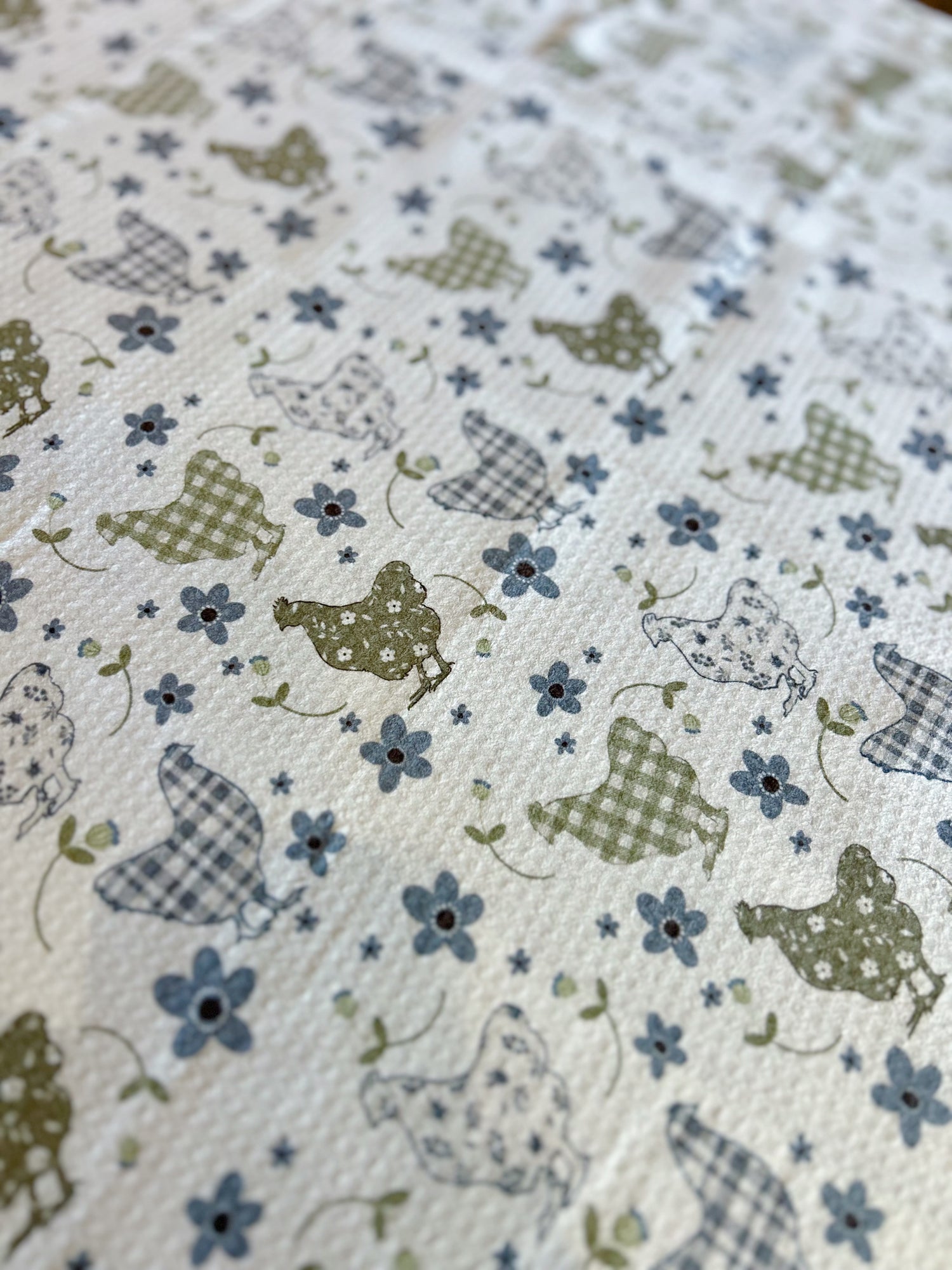 Farmhouse Chicken and Cows Towel Collection