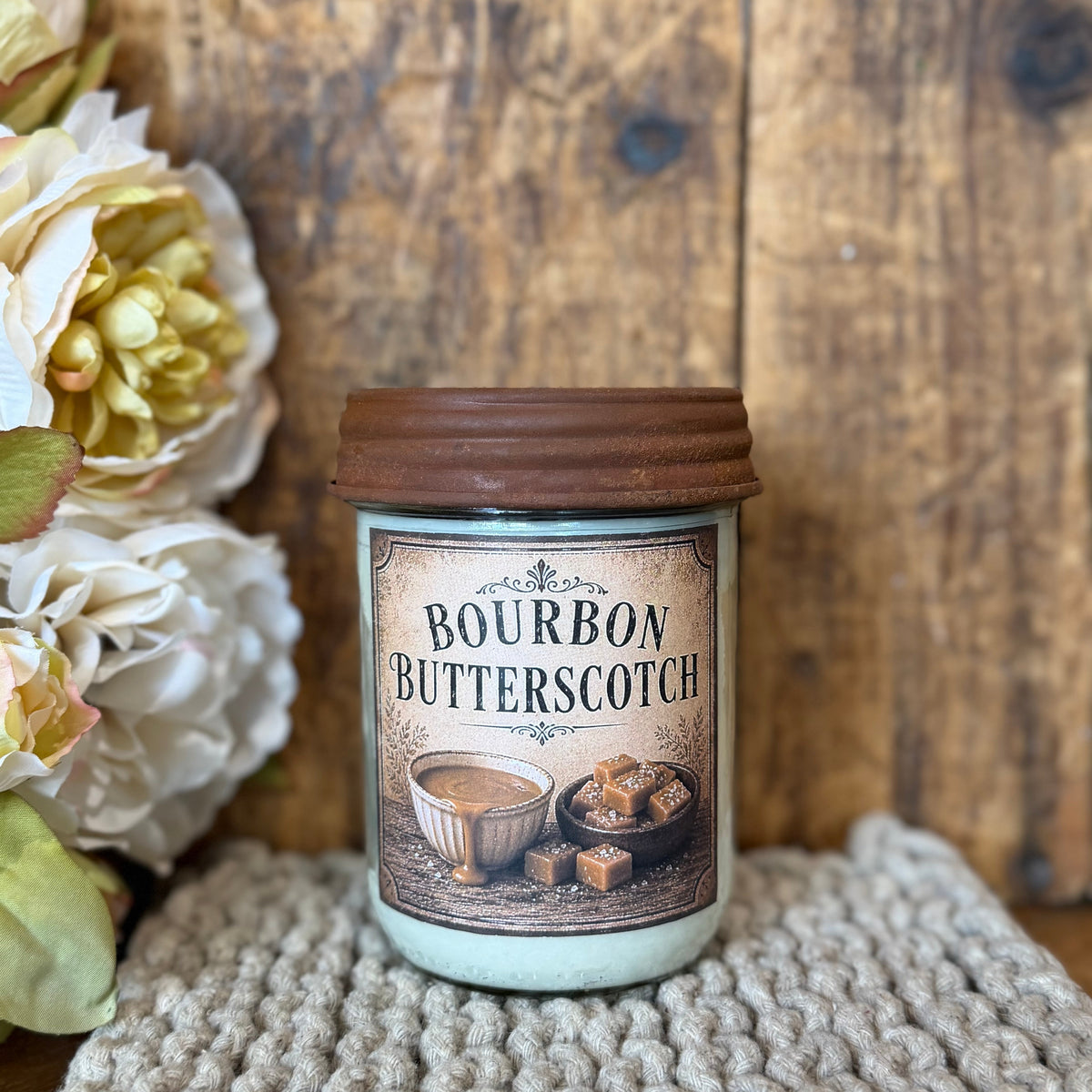Bourbon Butterscotch Candle - Room and Porch 