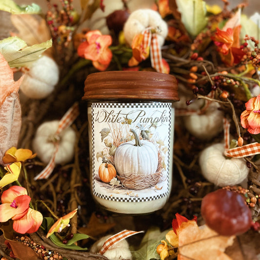 White Pumpkin Candle