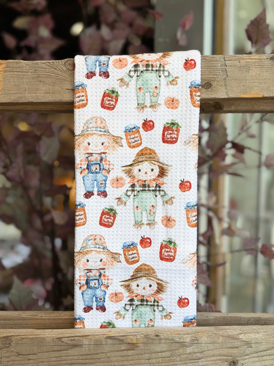 Scarecrow Farm - Double Sided - Hand Towel
