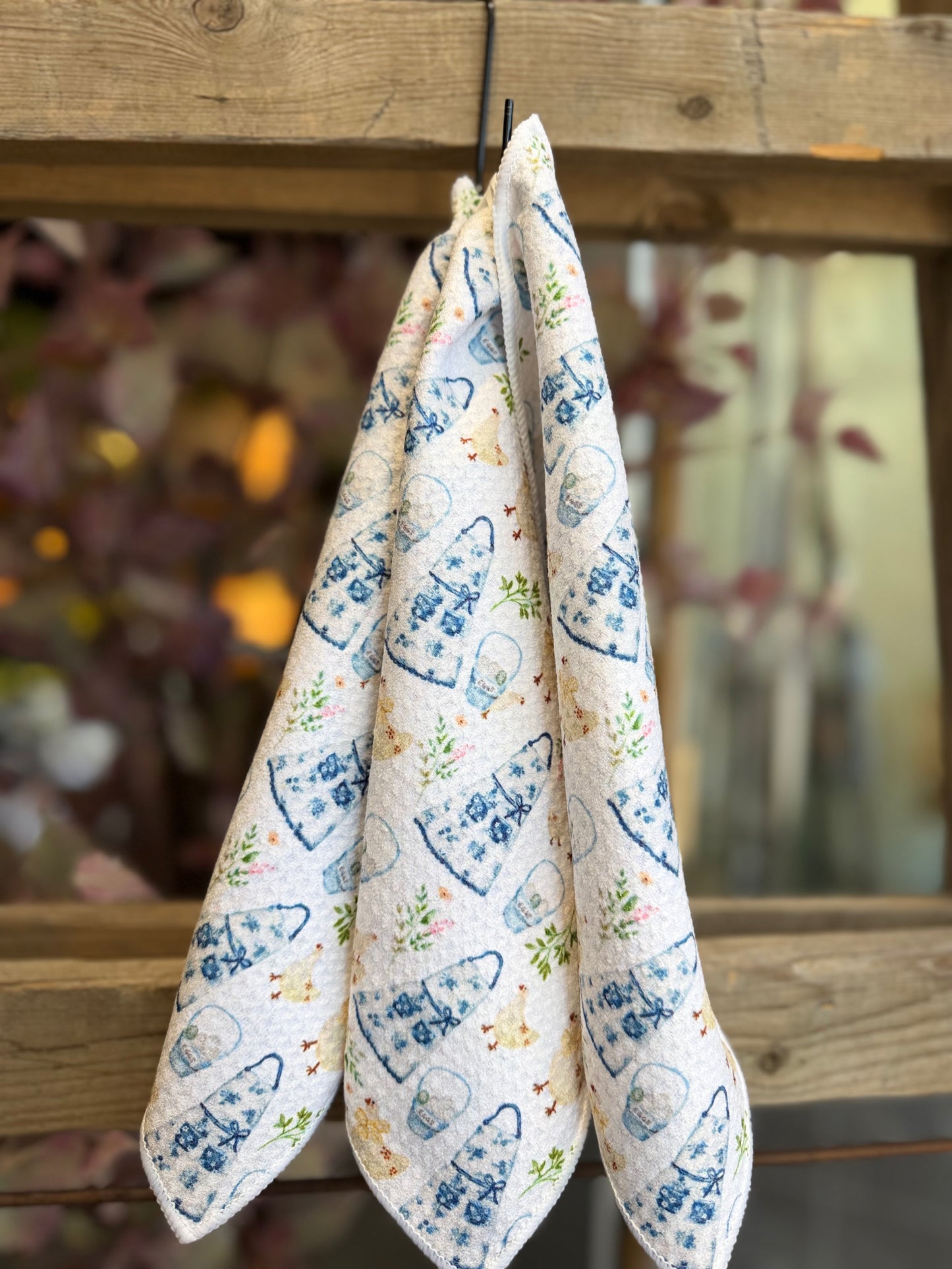 Charlotte's Coop - 2 sided - Set of 3 Dishcloths