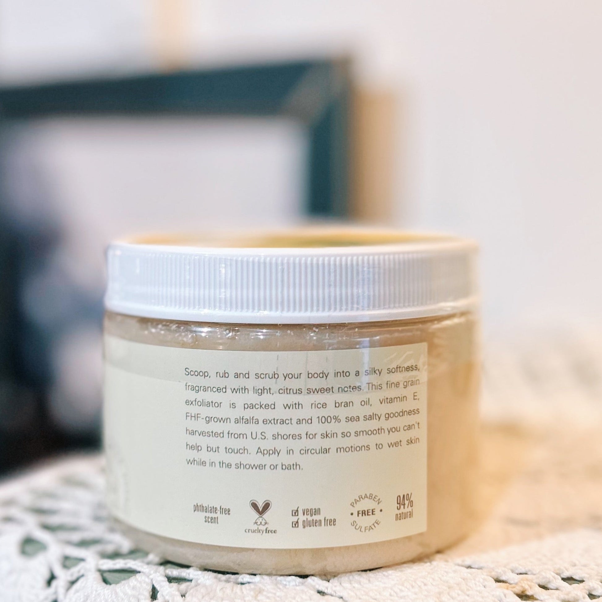 Citrus Grass Fine Sea Salt Body Polish - Room and Porch 