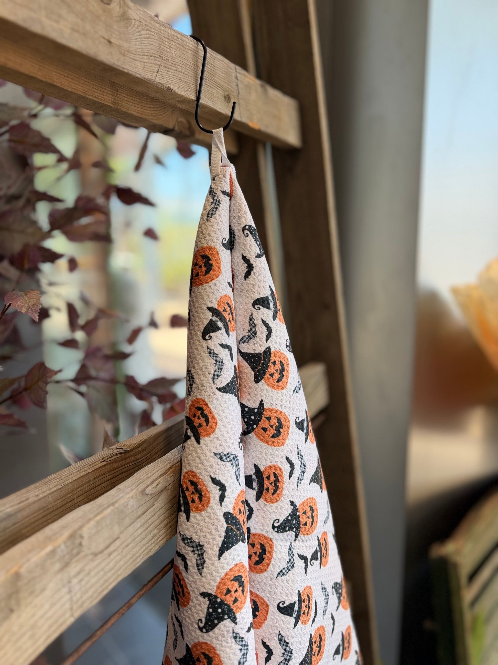Witchy Pumpkins - Double Sided - Hand Towel - Room and Porch 