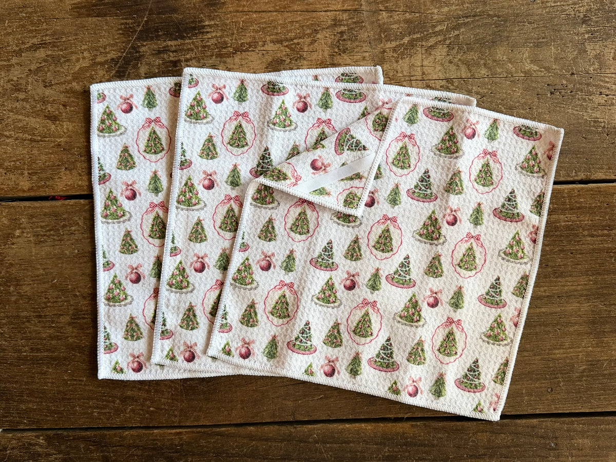 Nostalgic Noel - 2 Sided - Set of 3 Dishcloths