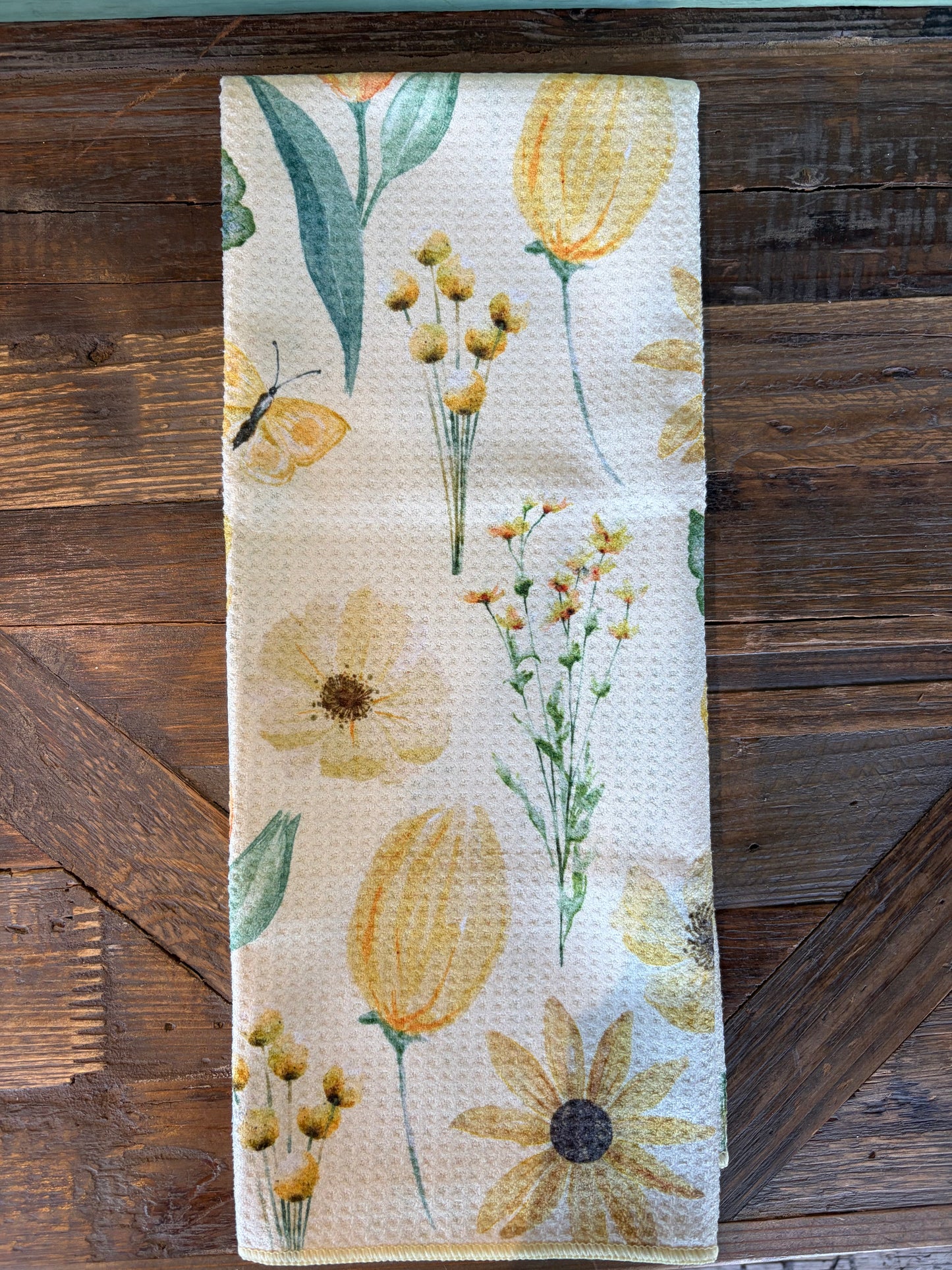Spring Garden - Double Sided - Hand Towel - Room and Porch 