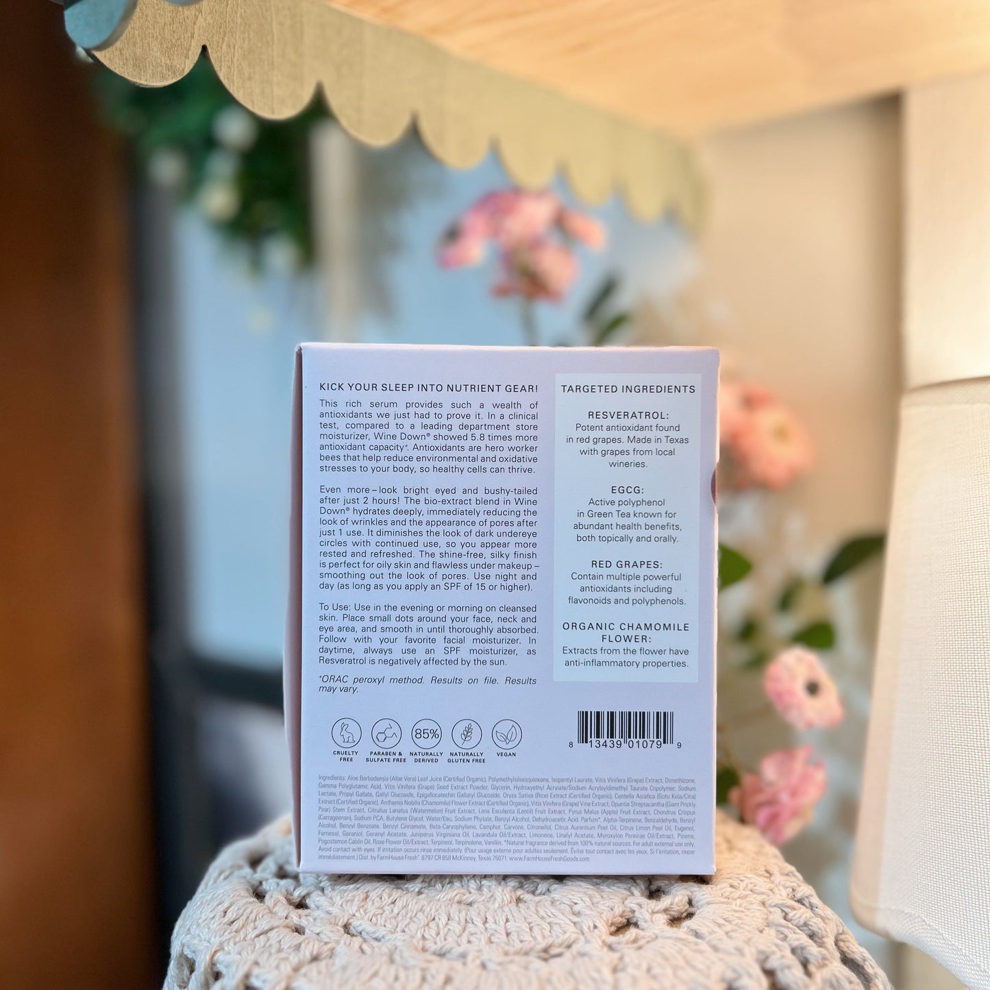 Wine Down Overnight Super Antioxidant Recovery Serum - Room and Porch 