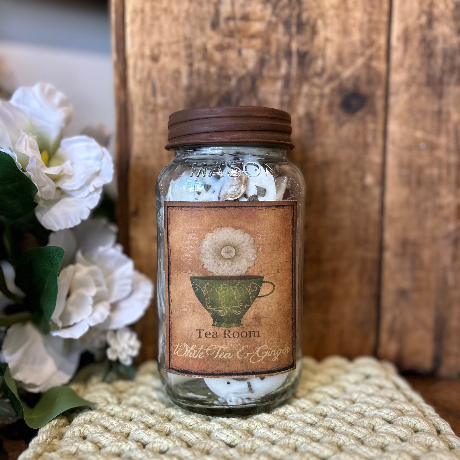 White Tea & Ginger Wax Melts - Room and Porch 