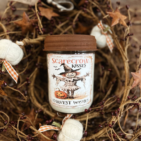Scarecrow Kisses Candle